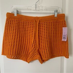 Wild Fable Crochet Swim Cover Up Shorts 🍊🌴